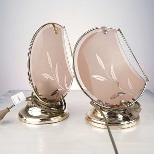coppia di lampade da tavolo anni 70-80
