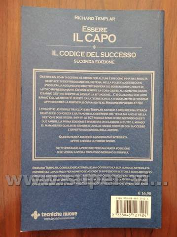Essere il capo il codice del successo richard templar tecniche Nuove - immagine 4