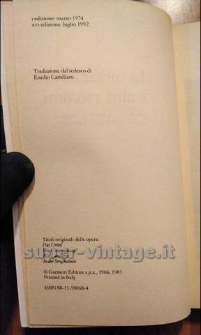 -La metamorfosi e altri racconti profilo storico-critico dell’autore e dell’opera guida bibliografica XVI edizione n: 68 di Franz Kafka. Editore: i grandi libri Garzanti. Milano 1992- - immagine 8